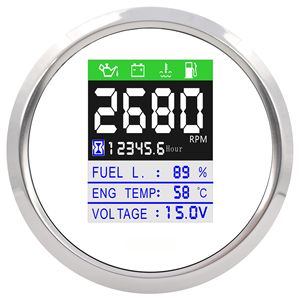 Accesorios para Moto: Medidor Combinado CAN Bus de Aceite/Temperatura/Voltaje de 85mm al por Mayor para Tableros de Coche, Barco y Triciclo - Product Image 5