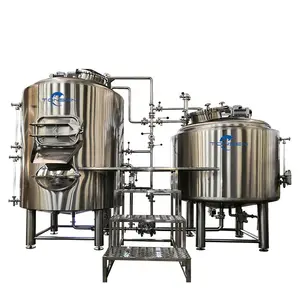 Brewery 300 Liters Professional Craft Beer Brewery Production Line For 300 Liters Beer Equipment Supplier