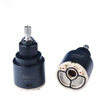 Vente en gros usine : Cartouche de robinet thermostatique pour eau chaude et froide, 35mm et 40mm, Naijie