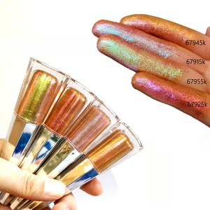 Venta al por mayor-maquillaje impermeable sombra de ojos medio seco borosilicato etiqueta mate brillo maquillaje personalizado sombra de ojos Luna polvo sombra de ojos - Product Image 1