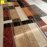 Carreaux de marches d'escalier en porcelaine 600x600 élégants pour la maison, vente en gros en Chine