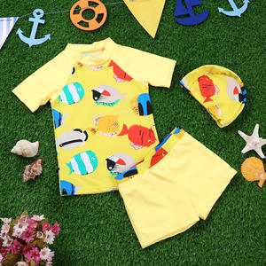 Maillot de bain imprimé pour enfants en 3 pièces, ensemble de natation, achat en ligne - Product Image 4