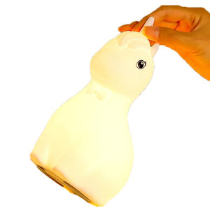 Lampe USB à capteur tactile en forme d'animal, lumière d'ambiance RGB pour chambre à coucher, adorable <span class=keywords><strong>licorne</strong></span> personnalisée, <span class=keywords><strong>veilleuse</strong></span> LED portable pour enfants - Product Image 6