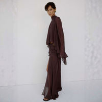 Robes de soirée élégantes personnalisées pour femmes, robes de soirée, vestidos para mujer, col montant pour robes de club, robes de dîner