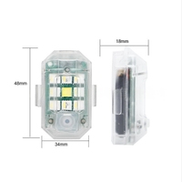 M3 Mini avertissement clignotant Signal lumineux 7 couleurs LED lumière stroboscopique universel lumineux sans fil Anti-Collision véhicule outil pièce de rechange