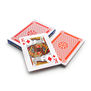 Fuente de fábrica Blanco Azul Negro Núcleo Estándar Normal <span class=keywords><strong>Poker</strong></span> Jumbo Naipes - Product Image 4