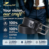 Ceinture en cuir pour homme, style business décontracté, avec logo personnalisé, double couture, boucle en alliage argenté, sangle ajustable pour homme