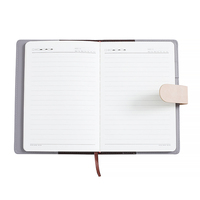Carnet de notes A5 à sublimation, nouveau design, deux couleurs, cartel A5 en cuir PU à couverture rigide avec porte-stylo à bande élastique