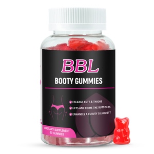 Chinaherb BBL Hip Gummies Formule Maca, Ginseng, Agripaume, Cohosh noir, Multivitamines pour l'amélioration des fessiers - Product Image 1