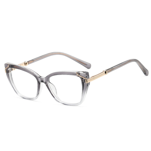 MS 82302 2025 Nuevas Monturas de Gafas para Mujer, Gafas de Ojo de Gato, TR90+Metal, Gafas Ópticas Anti-Luz Azul, Gafas de Lujo OEM/ODM - Product Image 5