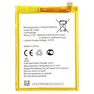 Vendita calda BL-34BX batteria agli ioni di litio di alta qualità per Infinix Smart 2 HD X609 3.8V 3600mAh - Product Image 3