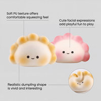 Jouet Squishy Surprise Adorable en Forme de Dumpling, Boîte Mystère en Caoutchouc Souple, Unisexe, à partir de 6 Ans, Anti-Stress et Amusant
