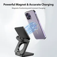 Dropshipping Products 2025 Smart Wireless Charger Stand Magnetic Foldable Wireless Fast Charging Station