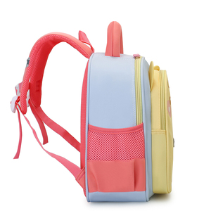 Grazioso zaino leggero e traspirante in stile coreano Anti-smarrimento borsa a doppia spalla da ragazza con motivo a cartoni animati per bambini della scuola materna - Product Image 6