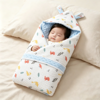 Couette pour bébé 100% coton, respirante, avec motifs de dessins animés d'animaux, fabrication chinoise, rembourrage en fibres, literie