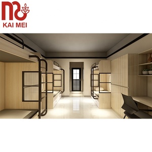 Хорошая цена, высокие взрослые детские Школьные общежития, двухъярусные кровати, детские школьные кровати для клиник - Product Image 3