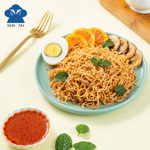 Sopa sin <span class=keywords><strong>gluten</strong></span> Tazas de fideos ramen instantáneos Sopa de ramen baja en sodio Fideos veganos instantáneos sin OGM - Product Image 5