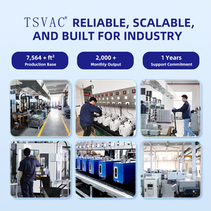 Pompa per vuoto a trasmissione diretta a 2 stadi TSVAC 1.5KW ad alta <span class=keywords><strong>pressione</strong></span> massima per condizionamento d'aria - Product Image 5