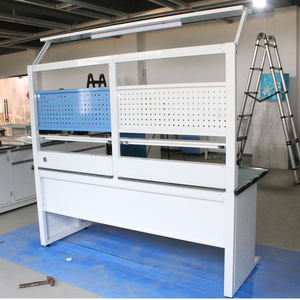 Kommerzieller ESD-Arbeitstisch Stahlrahmen ESD-Werkbank Antistatische Oberfläche Labor Werkstatt Elektronik PCB-Testung - Product Image 4