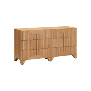 HAVASU RANGE Collection Wooden Bedroom Living Room Eco-Friendly High Grade Home Furniture Wooden Dresser 6 Drawers - Product Image 1