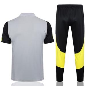 Ensemble de maillots de football en spandex/polyester à séchage rapide pour adultes, manches courtes, respirant, uniformes d'équipe, vente en gros, HAUTE QUALITÉ - Product Image 6