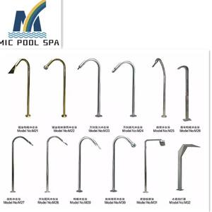 Jet de massage en acier inoxydable argenté pour piscines, équipement de spa à <span class=keywords><strong>installation</strong></span> facile - Product Image 5