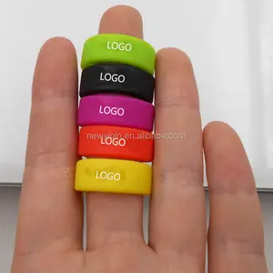 Best seller eco-friendly custom logo wedding band rubber sports rings silicone ring for men and women