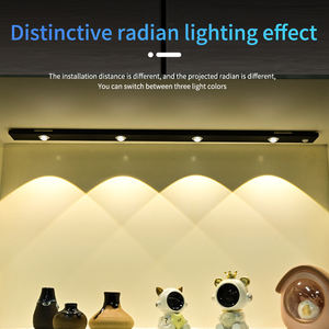 Barres lumineuses magnétiques rechargeables et rigides à <span class=keywords><strong>LED</strong></span>, capteur de mouvement PIR, <span class=keywords><strong>Spot</strong></span>, vitrine, armoire à vin, meubles, veilleuse à <span class=keywords><strong>LED</strong></span> - Product Image 2