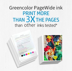 Greencolor प्रीमियम 1000ml pagewide हिमाचल प्रदेश प्रिंटर के लिए डाई स्याही 477 pagewide प्रो एमएफपी 477dw प्रिंटर 477 476 452dn 452dw 577 552DW - Product Image 4