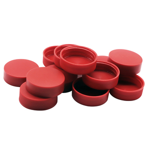 Tapa de Plástico de <span class=keywords><strong>Boca</strong></span> Ancha de 32 mm, Color Rojo, Tapa de Rosca para Botellas de Plástico, Tapas para Botellas de Cosméticos - Product Image 3