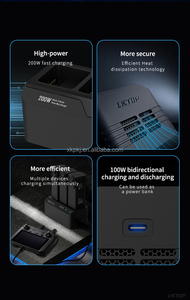 Ltop Mavic ฮับชาร์จ<span class=keywords><strong>3</strong></span> Series 200W ที่ชาร์จเร็วสำหรับแบตเตอรี่<span class=keywords><strong>3</strong></span>ก้อนใช้ได้กับโดรน DJI - Product Image 2