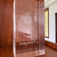 Plaque en acrylique coulé transparente, incassable, haute dureté, panneau en PMMA pour table de mobilier de luxe