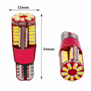 Bóng Đèn Trắng T10 57smd Không Lỗi 3014 Đèn Xenon Đèn Đánh Dấu Bên Hông Xe Hơi Đèn Đỗ Xe 12V - Product Image 4