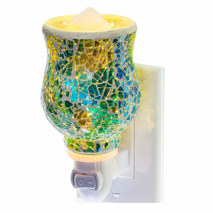 Diffuseur de cire en céramique mosaïque personnalisable, veilleuse murale à brancher, chauffe-bougie parfumée pour aromathérapie, achat en gros pour usage domestique - Product Image 2