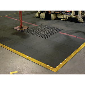 Carvel 90x90cm tapis caoutchouc anti-fatigue entièrement modulaire pour la circulation des piétons et des chariots - Product Image 3