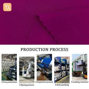 Polyester de couleur personnalisée de haute qualité tricoté élastique POLEX SUPLEX tissu tissu de vêtement - Product Image 4