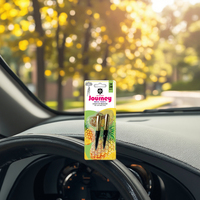 Désodorisant de voiture en métal longue durée, parfum Vanille Charmante, 30 jours de parfum, haute concentration, sans électricité
