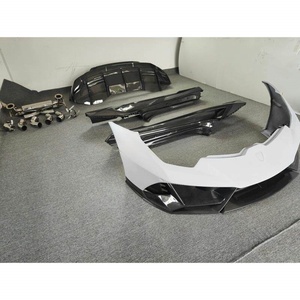 Kit <span class=keywords><strong>de</strong></span> Carrocería Grande <span class=keywords><strong>de</strong></span> Fibra <span class=keywords><strong>de</strong></span> Carbono Estilo EVO Modificado para <span class=keywords><strong>Lamborghini</strong></span> Huracán LP580 LP610, Parachoques Delantero, Faldones Laterales, Parachoques Trasero - Product Image 6