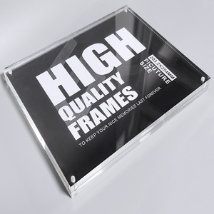 A4 Kích thước <span class=keywords><strong>Acrylic</strong></span> hình ảnh từ khung đôi bên A4 ảnh với nam châm - Product Image 2