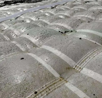 Tubes en géotextile pour béton préfabriqué, panneaux de coffrage en béton textile, moulés