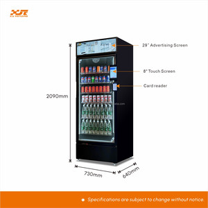 Distributeurs automatiques intelligents <span class=keywords><strong>de</strong></span> nourriture et <span class=keywords><strong>de</strong></span> boissons <span class=keywords><strong>pour</strong></span> articles <span class=keywords><strong>de</strong></span> vente au détail, technologie visuelle d'intelligence artificielle 2026, base <span class=keywords><strong>de</strong></span> réfrigération intelligente - Product Image 2