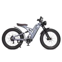 Nuovo Design 26 pollici in lega di alluminio Fat Snow bici elettrica EEC Full Suspension Shimano 7 velocità Dirt Bike elettrica adulto
