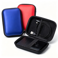 Étui de rangement rigide en EVA personnalisé, antichoc, pour disque dur externe SSD, sac de transport, organisateur de câbles numériques, étui de protection de voyage