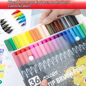 Juego de Rotuladores de Acuarela Profesionales de Doble Punta, 168 Colores, Punta Suave, Lavables, en <span class=keywords><strong>Caja</strong></span> de Regalo Exclusiva - Product Image 3