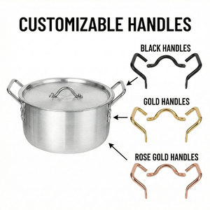 <span class=keywords><strong>Set</strong></span> di Pentole in Alluminio E-TOP 14 Pezzi, Alta Distribuzione del Calore, Pentole per Zuppe di Grande Capacità, <span class=keywords><strong>Set</strong></span> di Pentole all'Ingrosso - Product Image 6