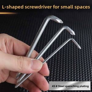 <span class=keywords><strong>ไขควง</strong></span>ขนาดเล็กอเนกประสงค์เกรดดีไอวายพร้อมที่จับเหล็กรูปตัวแอล45 # สำหรับพื้นที่ขนาดเล็ก - Product Image 5