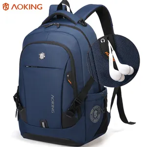 Großhandel tasche reise rucksack-2020 guangzhou Aoking Waterproof Men Business sport schule reise Computer Women mochilas 15.6 zoll Laptop Bag Backpack