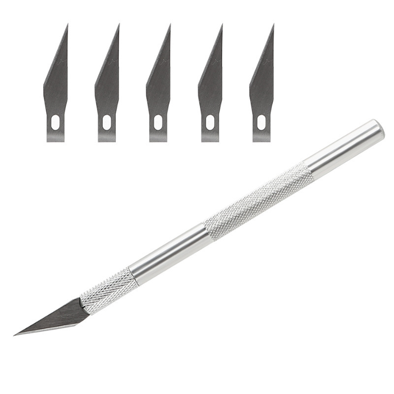 Mobile Phone Repair Cutting Knife с 4 Pcs Blade, Scraping Cutter, Drawing Tool для Cell Phone