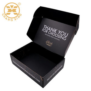 Cajas personalizadas con logotipo Marca de comercio electrónico Embalaje Regalo Cajas corrugadas CMYK Caja de correo impresa de doble cara para ropa - Product Image 5