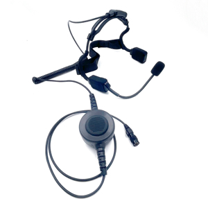 Auricular de seguridad con micrófono de brazo y cable de conducción ósea para radios Motorola/Hytera/Harris/Sepura STP9000 (sin cancelación de ruido) - Product Image 2